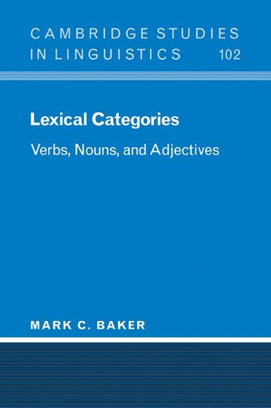 bokomslag Lexical Categories