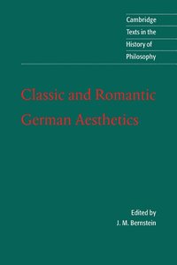 bokomslag Classic and Romantic German Aesthetics