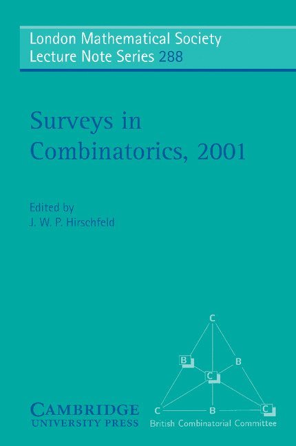 Surveys in Combinatorics, 2001 1