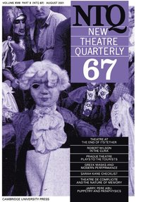 bokomslag New Theatre Quarterly 67: Volume 17, Part 3