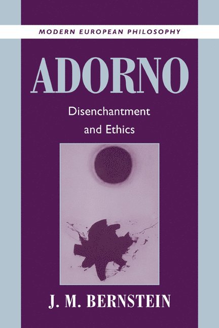 New York) Bernstein, J. M. (New School for Social Research, J. M. Bernstein, Robert B. Pippin - Adorno, Häftad