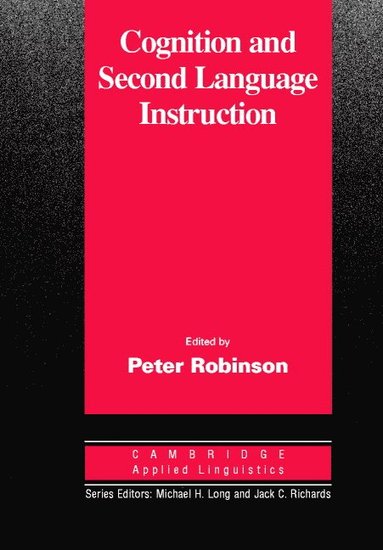 bokomslag Cognition and Second Language Instruction