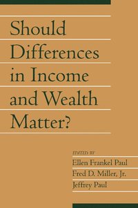 bokomslag Should Differences in Income and Wealth Matter?: Volume 19, Part 1