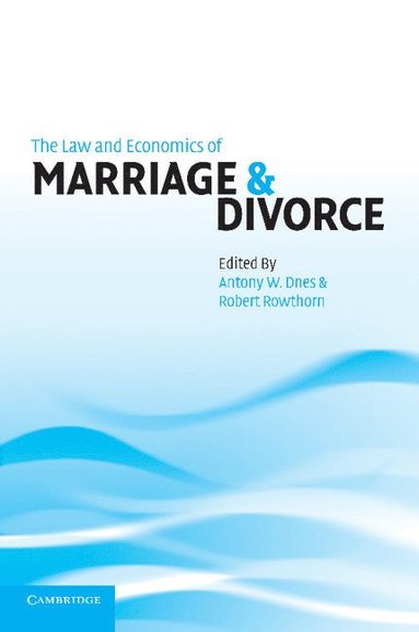 bokomslag The Law and Economics of Marriage and Divorce