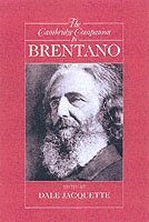 bokomslag The Cambridge Companion to Brentano