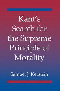 bokomslag Kant's Search for the Supreme Principle of Morality