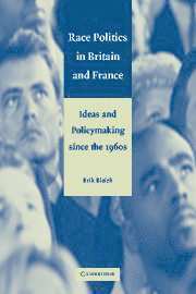 Erik Bleich, Vermont) Bleich, Erik (Middlebury College - Race Politics in Britain and France, Häftad