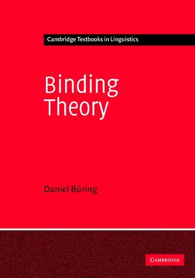 Daniel Büring - Binding Theory, Häftad