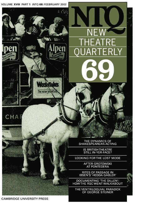 New Theatre Quarterly 69: Volume 18, Part 1 1