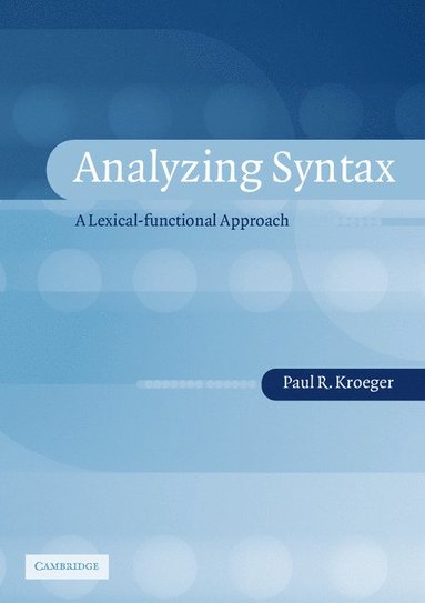 bokomslag Analyzing Syntax