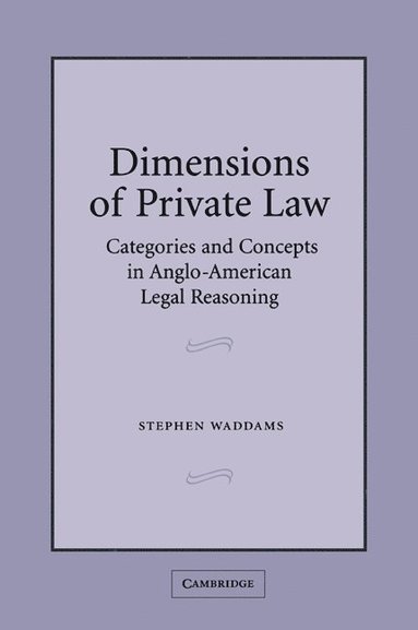 bokomslag Dimensions of Private Law