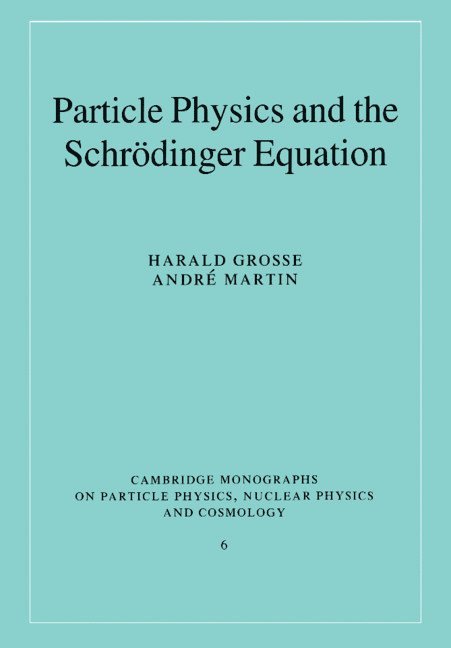 Particle Physics and the Schrdinger Equation 1