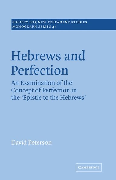 David Peterson, John Court - Hebrews and Perfection, Häftad