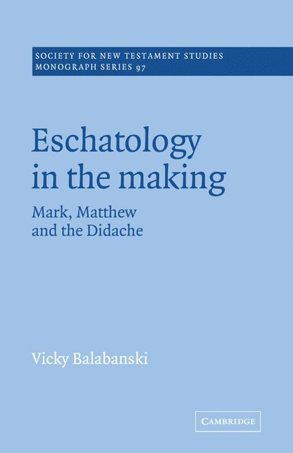Eschatology in the Making 1