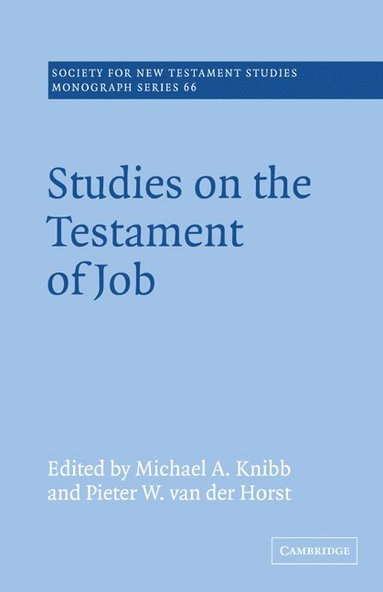 bokomslag Studies on the Testament of Job