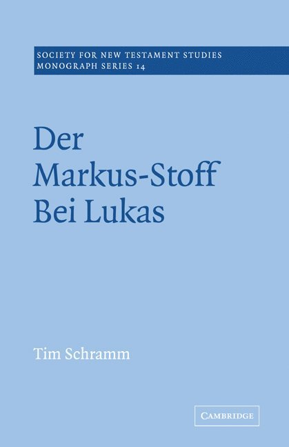 Der Markus-Stoff Bei Lukas 1