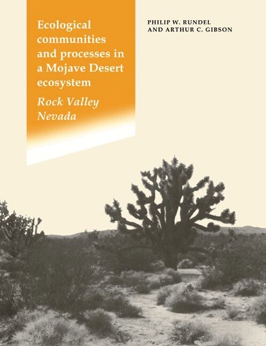 Philip W. Rundel, Arthur C. Gibson - Ecological Communities and Processes in a Mojave Desert Ecosystem, Häftad