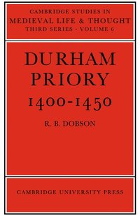 bokomslag Durham Priory 1400-1450