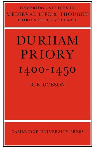 bokomslag Durham Priory 1400-1450