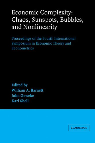 William A. Barnett, John Geweke, Karl Shell - Economic Complexity: Chaos, Sunspots, Bubbles, and Nonlinearity, Häftad