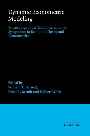 William A. Barnett, Ernst R. Berndt, Halbert White - Dynamic Econometric Modeling, Häftad