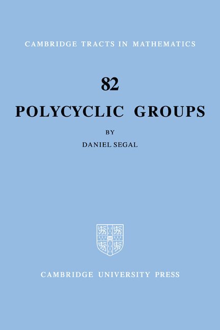 Polycyclic Groups 1