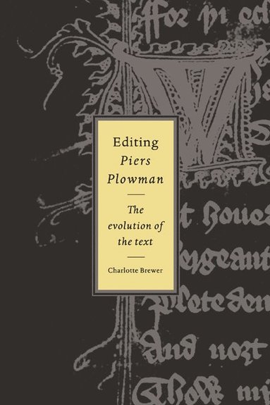 bokomslag Editing Piers Plowman