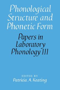 bokomslag Phonological Structure and Phonetic Form