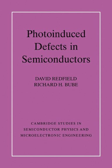 bokomslag Photo-induced Defects in Semiconductors