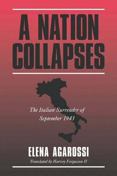 Elena Agarossi - A Nation Collapses, Häftad