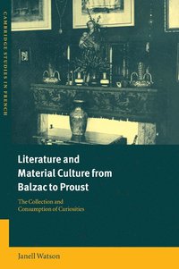 bokomslag Literature and Material Culture from Balzac to Proust
