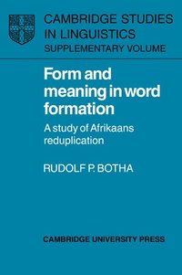 bokomslag Form and Meaning in Word Formation