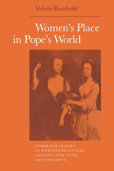 Valerie Rumbold, Howard Erskine-Hill, John J. Richetti - Women's Place in Pope's World, Häftad