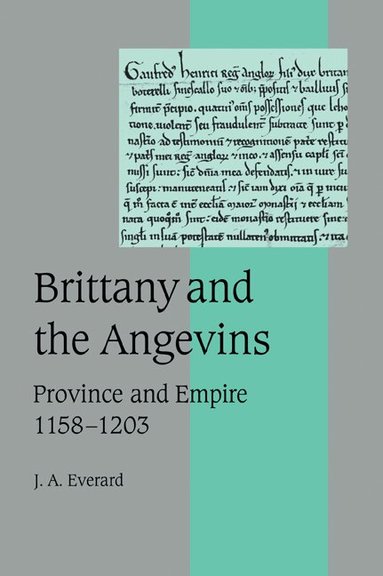 J. A. Everard, Rosamond Mckitterick - Brittany and the Angevins, Häftad