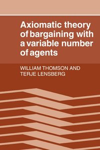 bokomslag Axiomatic Theory of Bargaining with a Variable Number of Agents