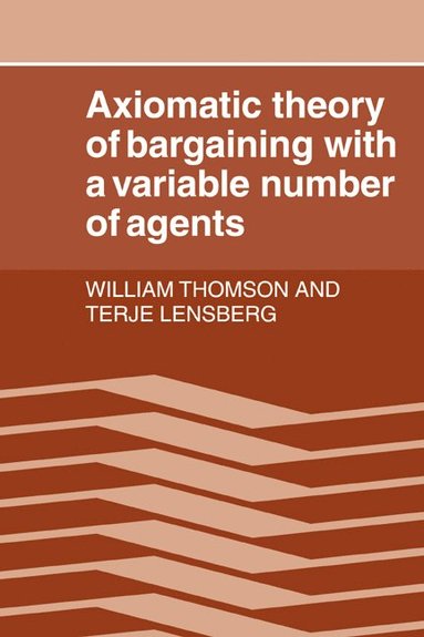 bokomslag Axiomatic Theory of Bargaining with a Variable Number of Agents