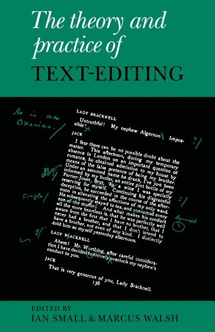 The Theory and Practice of Text-Editing