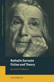 Nathalie Sarraute, Fiction and Theory 1