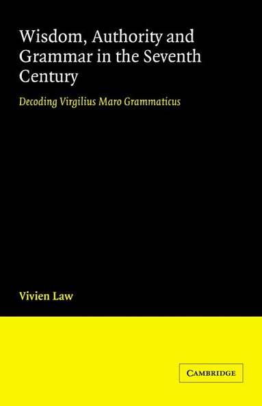 bokomslag Wisdom, Authority and Grammar in the Seventh Century