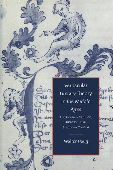 bokomslag Vernacular Literary Theory in the Middle Ages