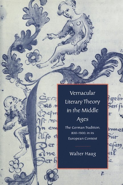 Walter Haug, Alastair Minnis, Patrick Boyde - Vernacular Literary Theory in the Middle Ages, Häftad