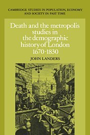 John Landers, Richard Smith, Jan De Vries - Death and the Metropolis, Häftad