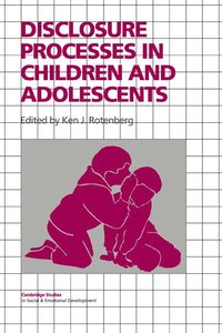 bokomslag Disclosure Processes in Children and Adolescents