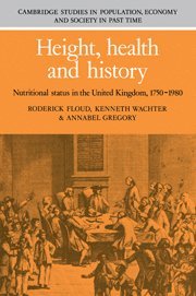 Roderick Floud, Kenneth Wachter, Annabel Gregory, Roderick (Provost) Floud, Annabel (Dr) Gregory - Height, Health and History, Häftad