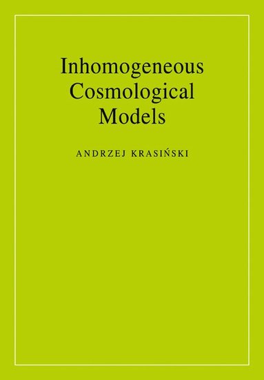 bokomslag Inhomogeneous Cosmological Models