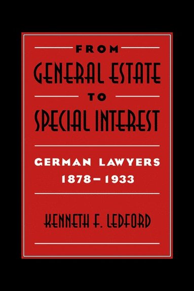 bokomslag From General Estate to Special Interest