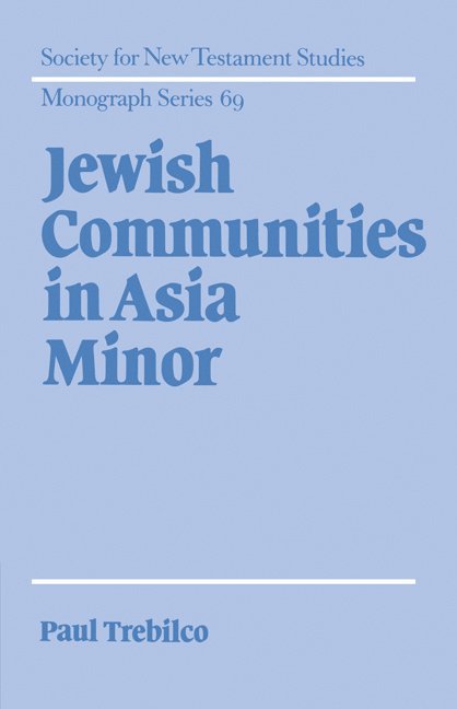 Jewish Communities in Asia Minor 1