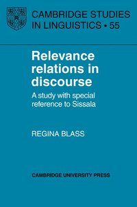 bokomslag Relevance Relations in Discourse