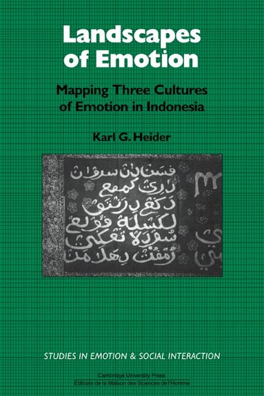 Karl G. Heider, Keith Oatley, Antony Manstead - Landscapes of Emotion, Häftad