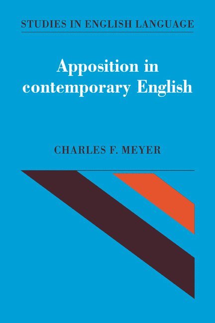 Apposition in Contemporary English 1